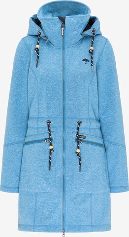 Manteau fonctionnel Schmuddelwedda en bleu : devant