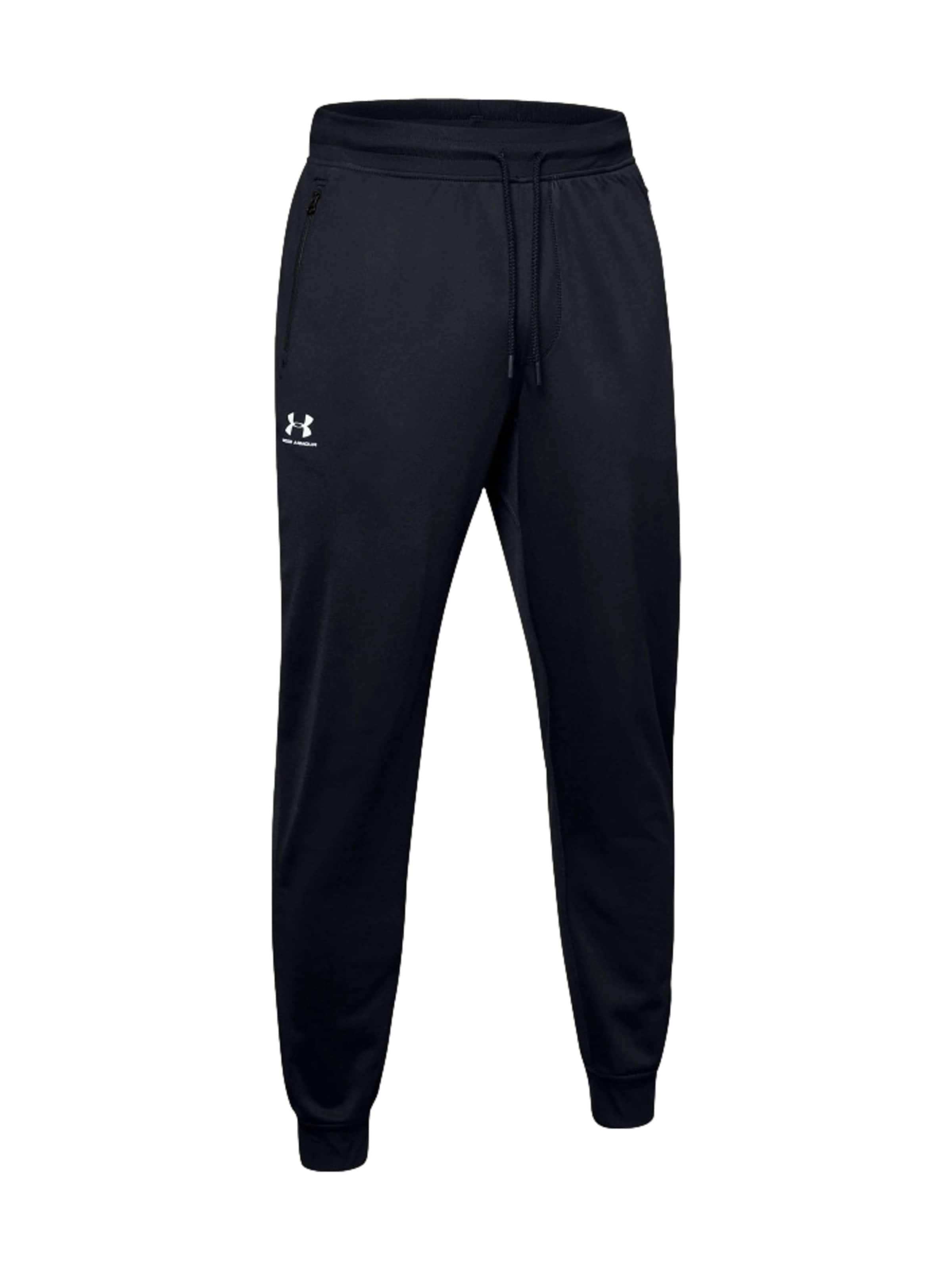 UNDER ARMOUR Pantalon de sport 'Sportstyle' en noir, Vue avec produit