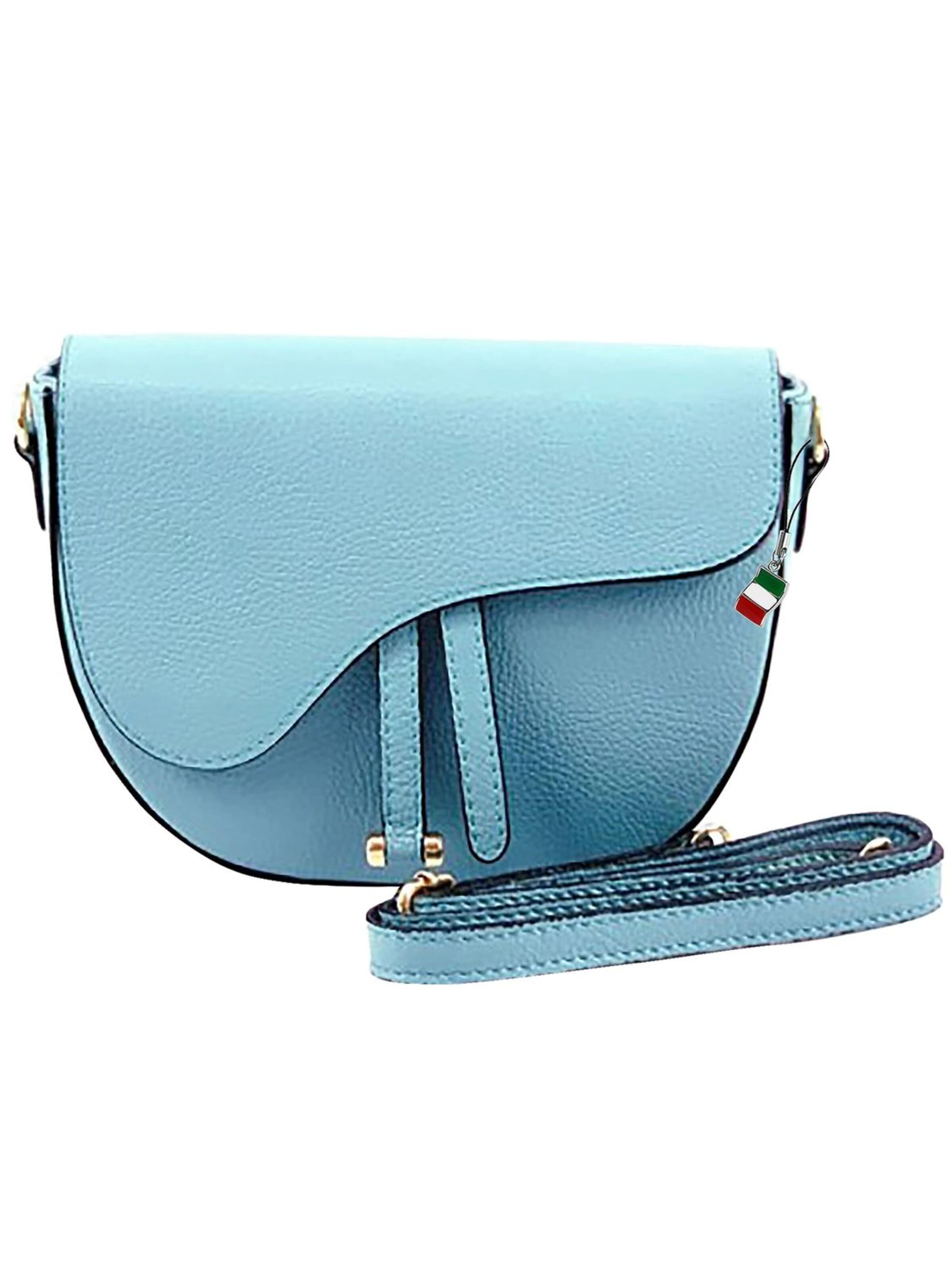 Florence Shoulder Bag in Blue: front