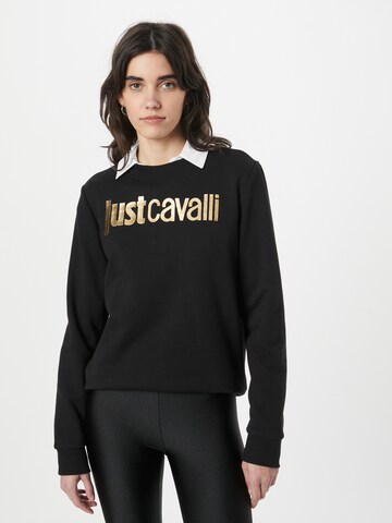 juoda Just Cavalli Megztinis be užsegimo: priekis