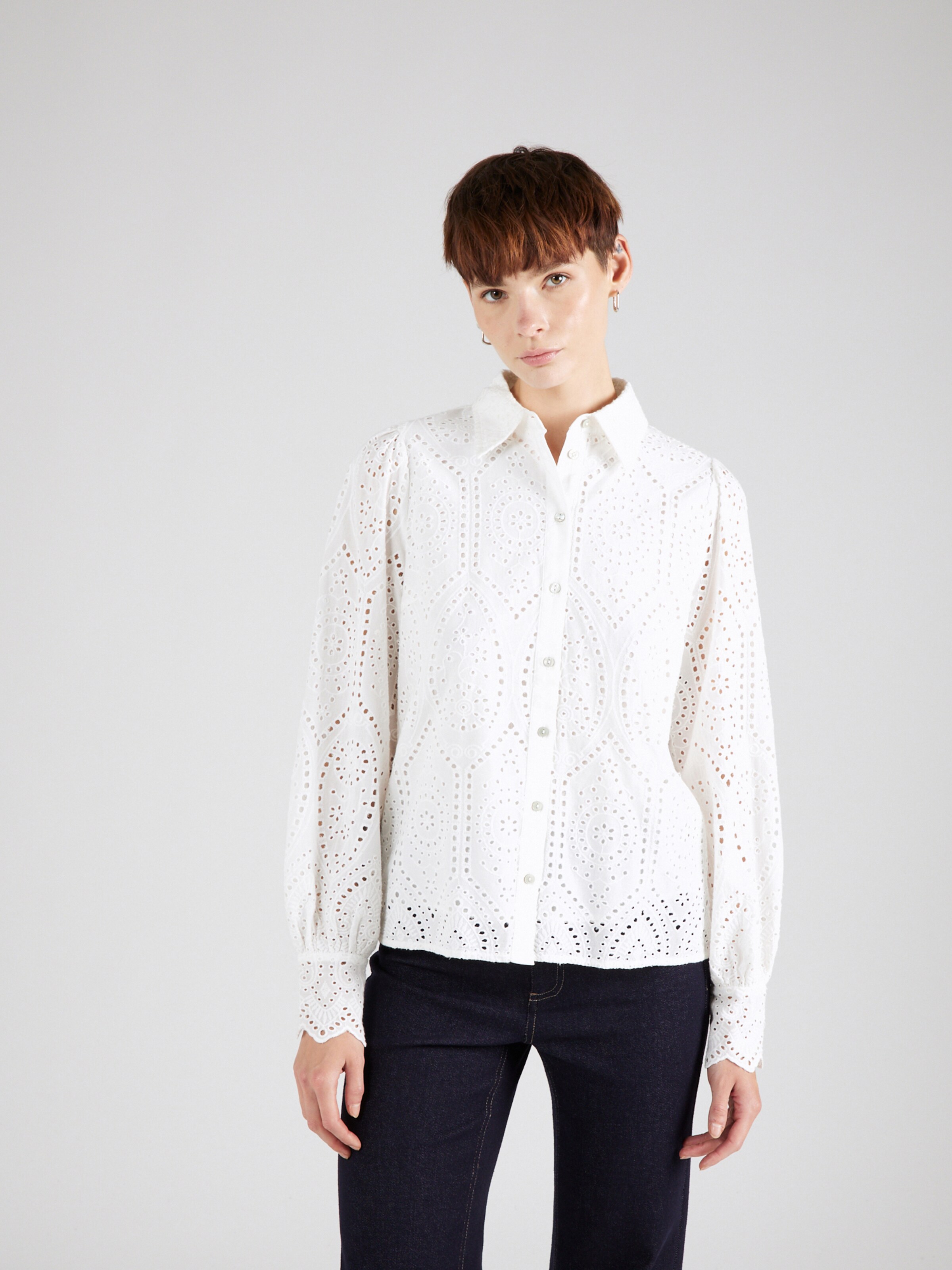 CELLULOSE LAWN FLOUNCE SHORT SLV BLOUSE – THE SHOP YOHJI YAMAMOTO 