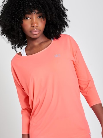 SPORTKIND Performance shirt '3/4 Loose Fit' in Orange