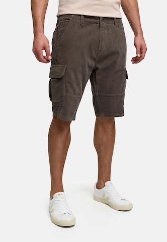 INDICODE JEANS Regular Cargoshorts 'Monroe' in Braun