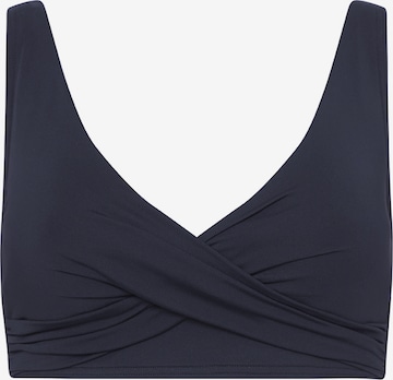 SEA LEVEL Bikinitop 'Essentials Edit' in Blauw: voorkant