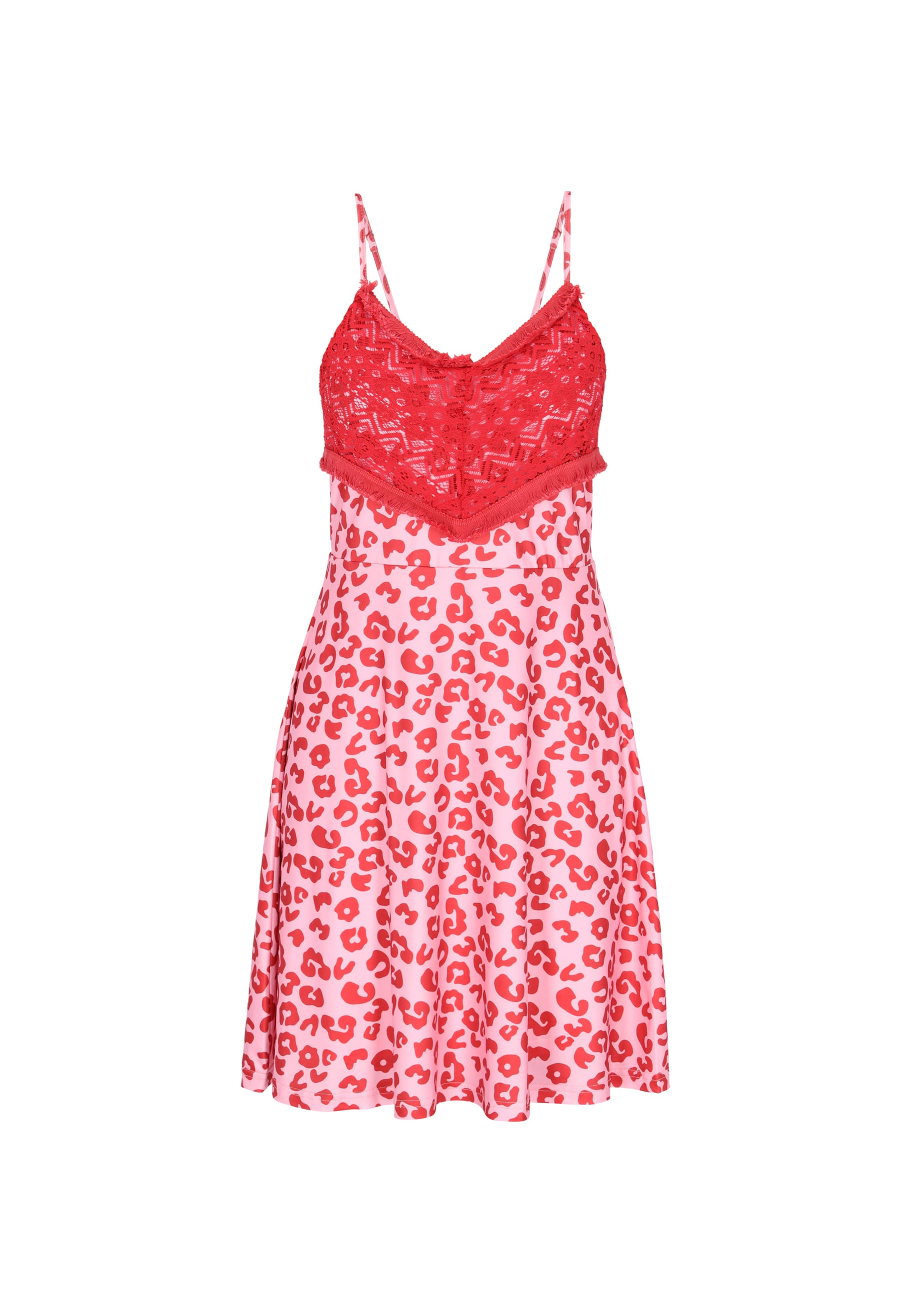 MYMO Jurk in Rood: voorkant