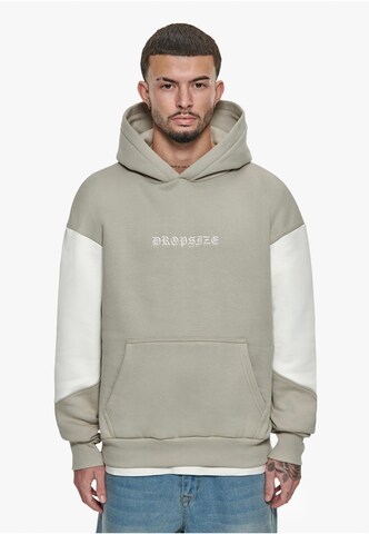 Sweat-shirt Dropsize en gris : devant