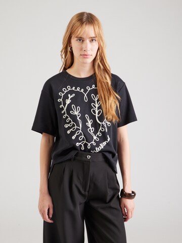 Weekend Max Mara Футболка 'LECCO' в Черный: спереди