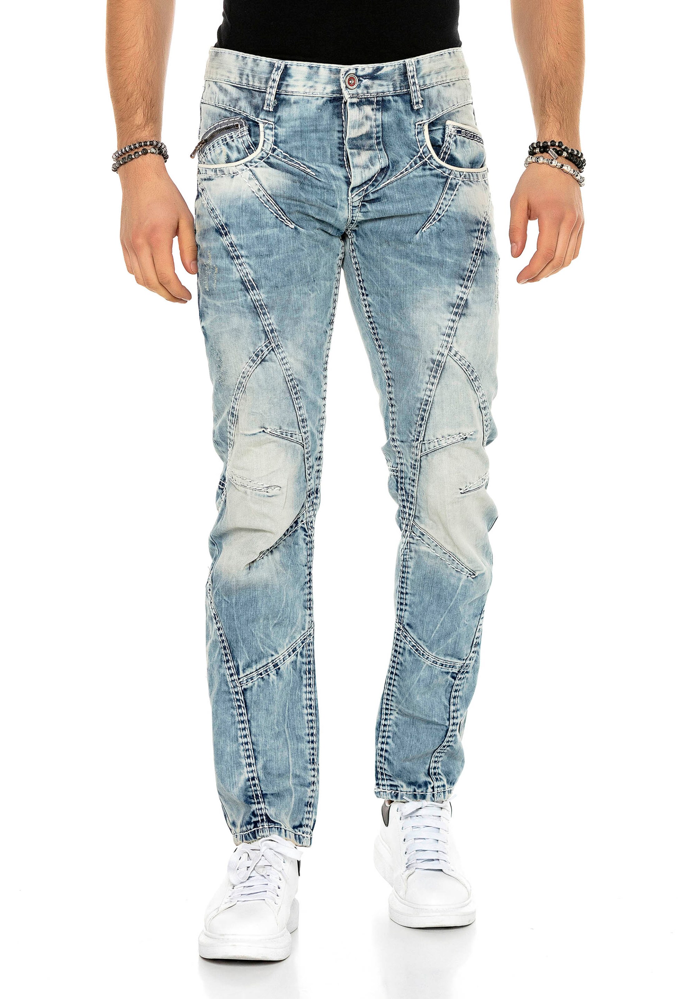 CIPO & BAXX Regular Jeans 'Rugged' in Blue: front