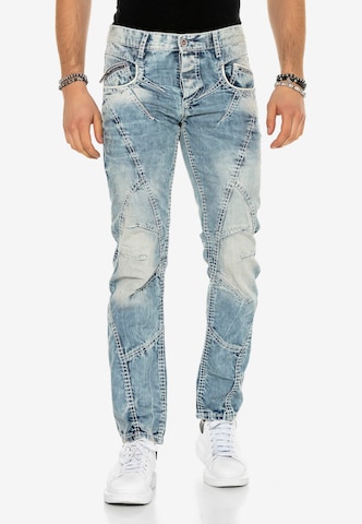 CIPO & BAXX Regular Jeans 'Rugged' in Blau: predná strana