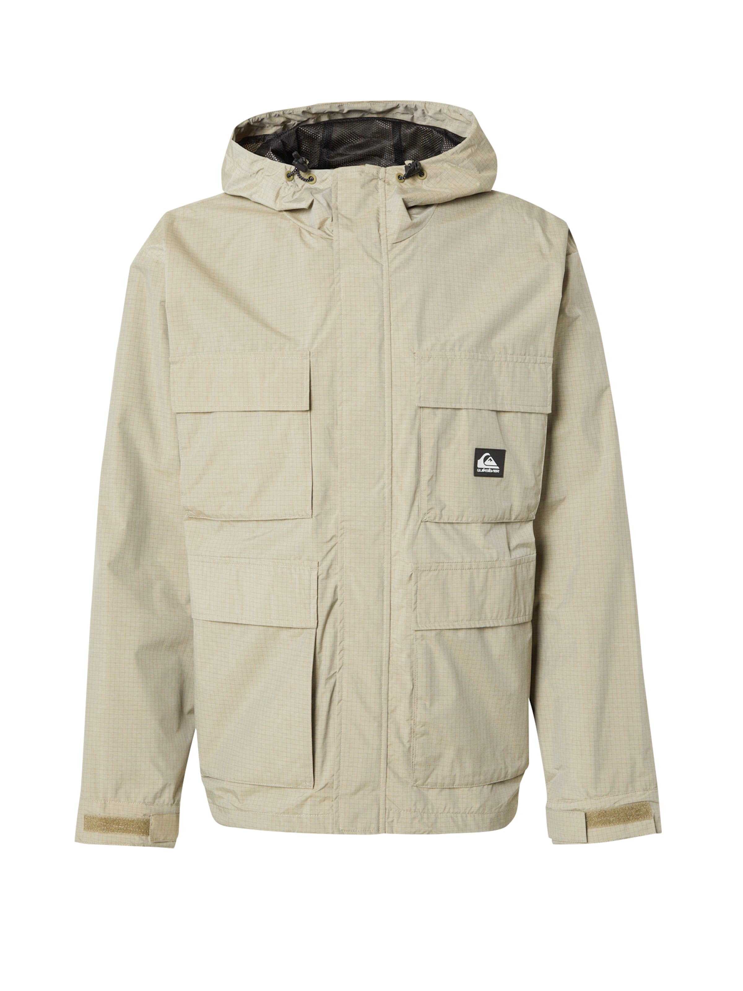Giacca per outdoor 'NEW HORIZON' di QUIKSILVER in beige: frontale