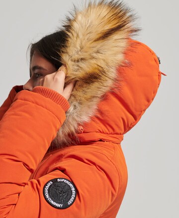 Superdry Winter Jacket 'Everest' in Orange