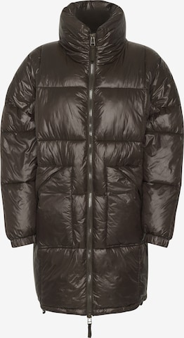 SAINT TROPEZ Vinterfrakke 'Florine' i brun: forside