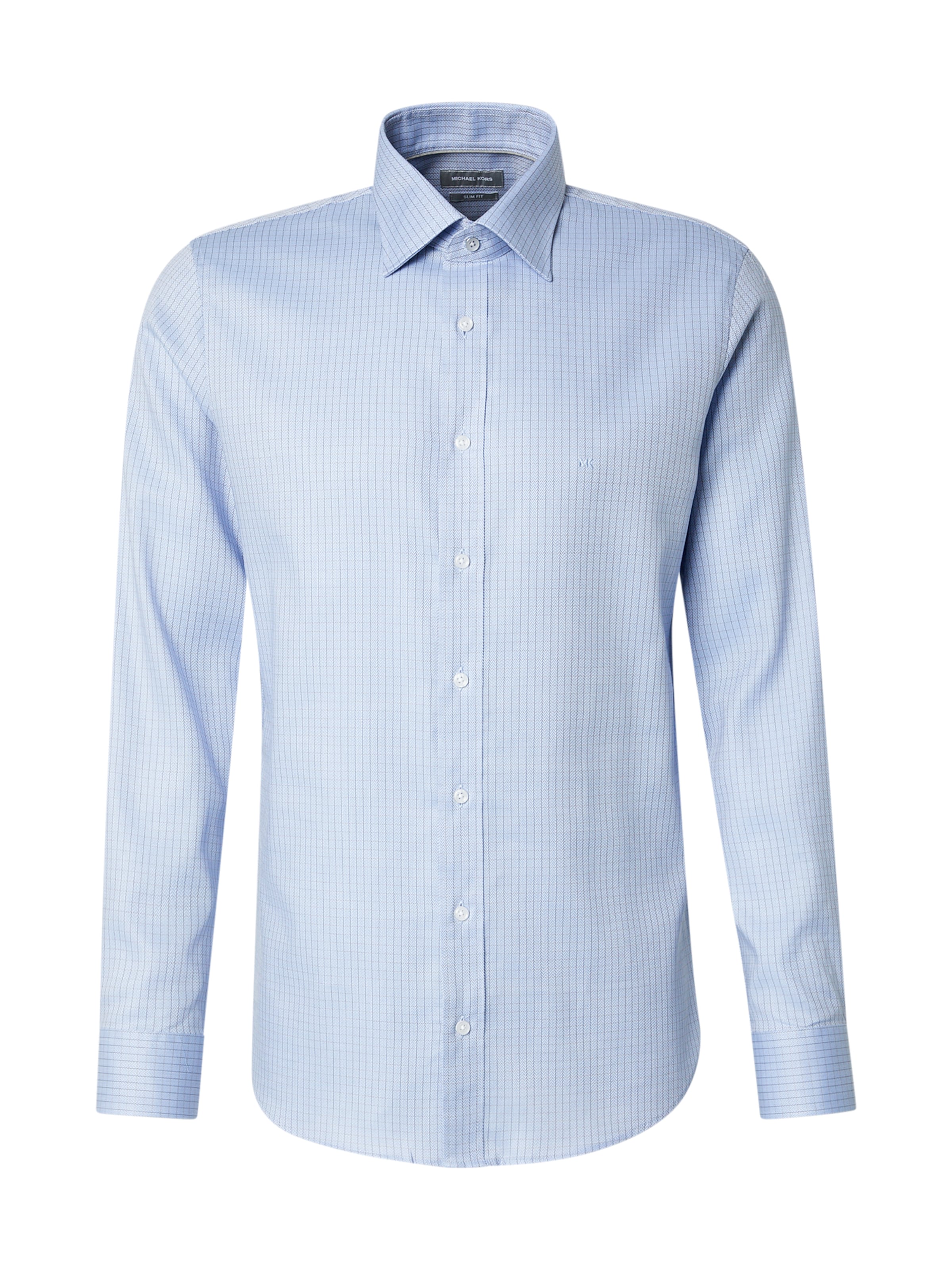 Michael Kors Slim Fit Риза в синьо: отпред
