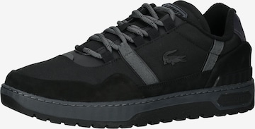 Baskets basses LACOSTE en noir : devant