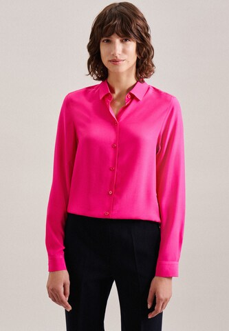 Camicia da donna di SEIDENSTICKER in rosa: frontale