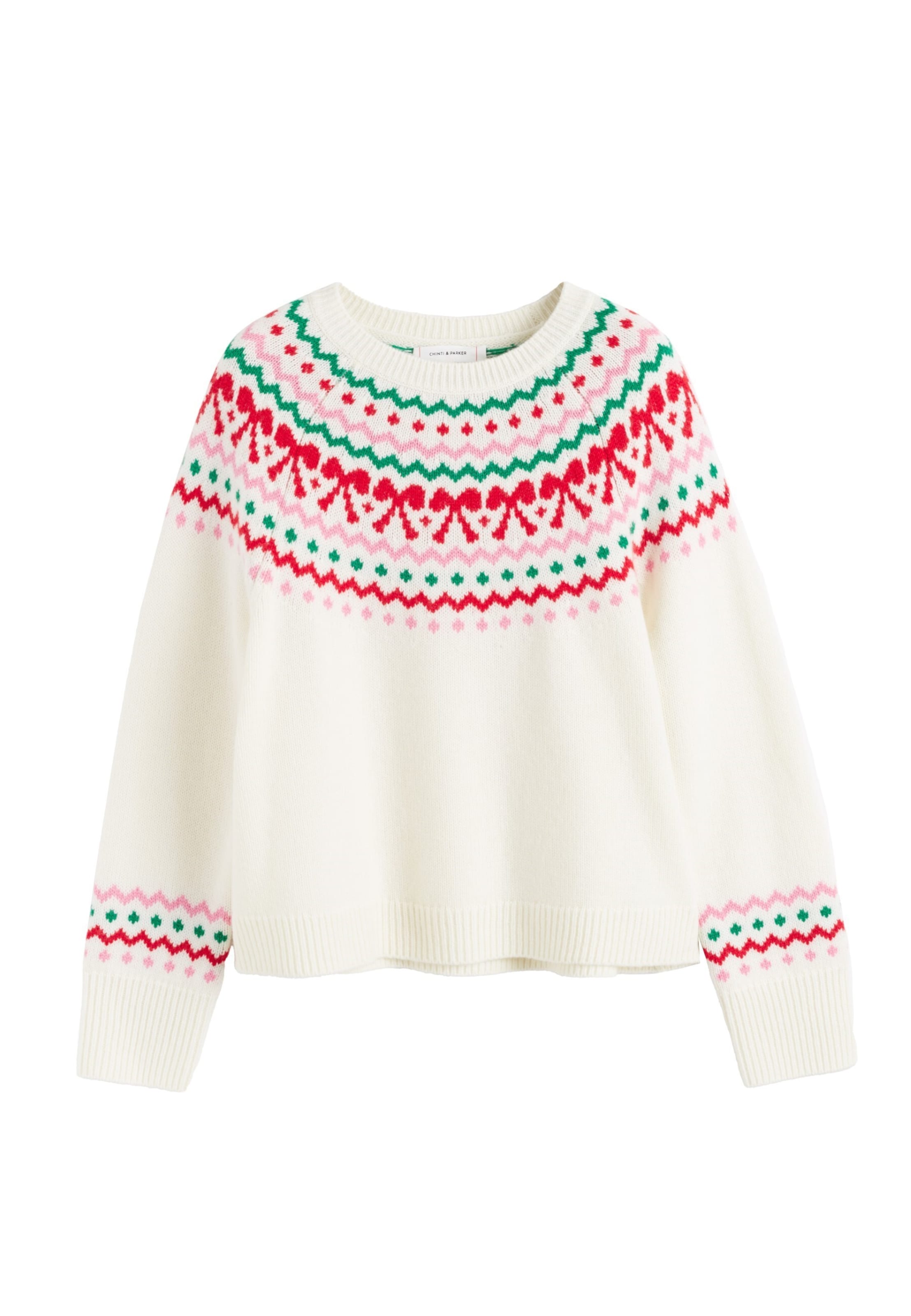 Pullover di Chinti & Parker in beige: frontale