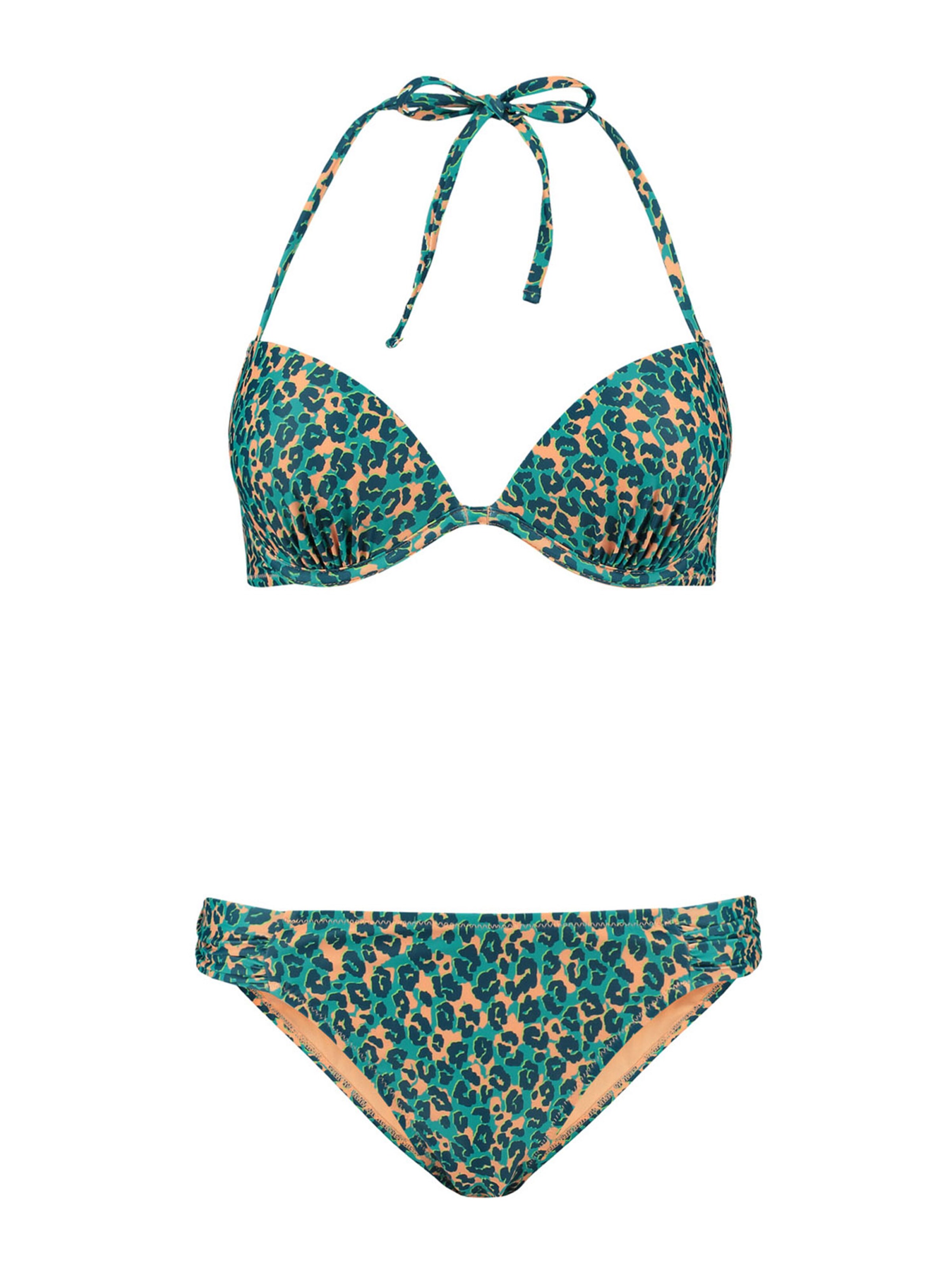 Shiwi Push-up Bikiny 'LUCA' - Zelená: predná strana