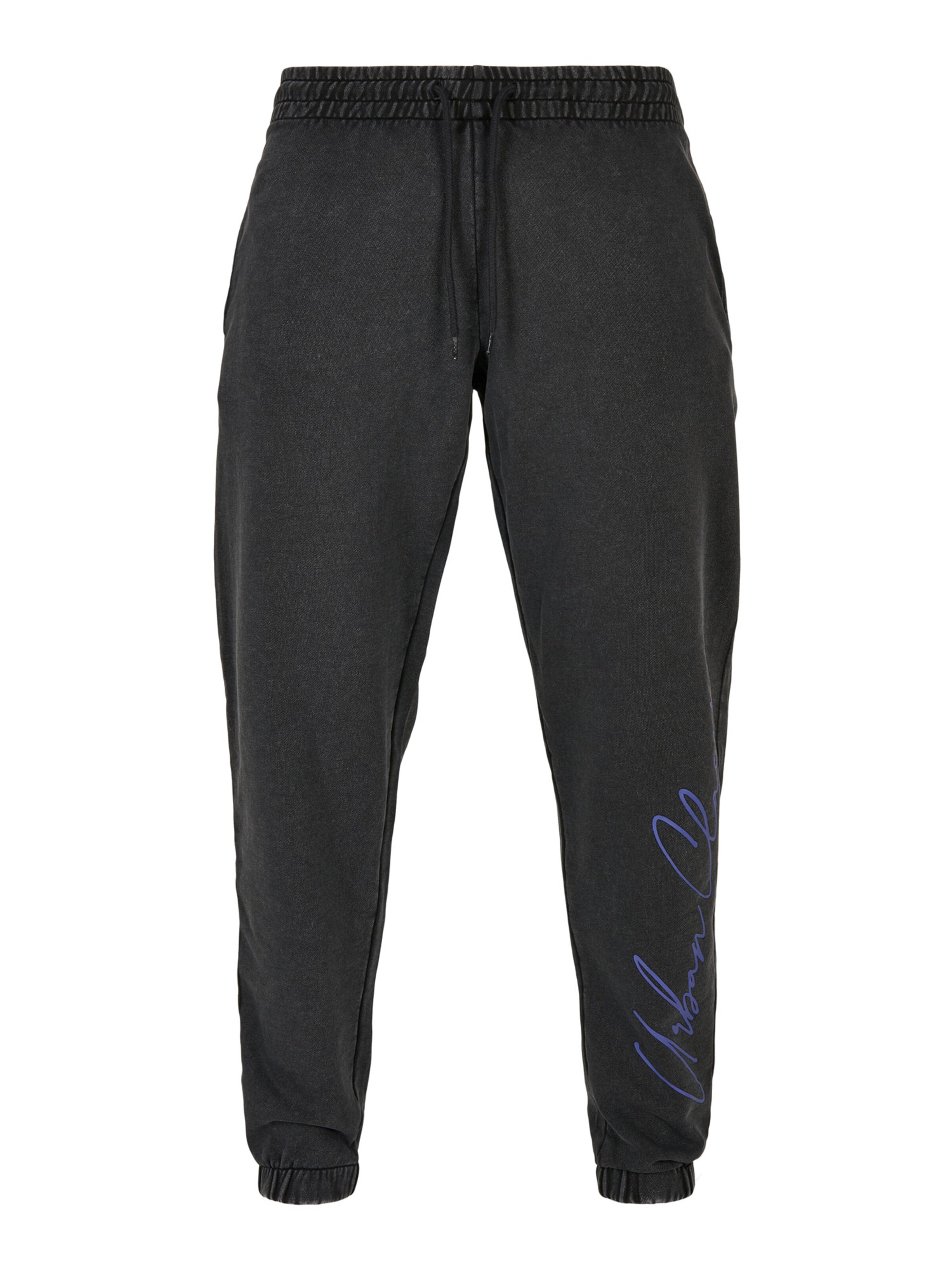Urban Classics Tapered Trousers in Black: front