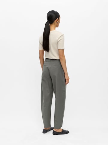 Barrel Pantaloni 'OBJMilly' di OBJECT in grigio