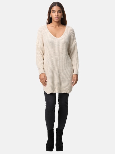 Elara Pullover in XS-XL in beige, Produktansicht