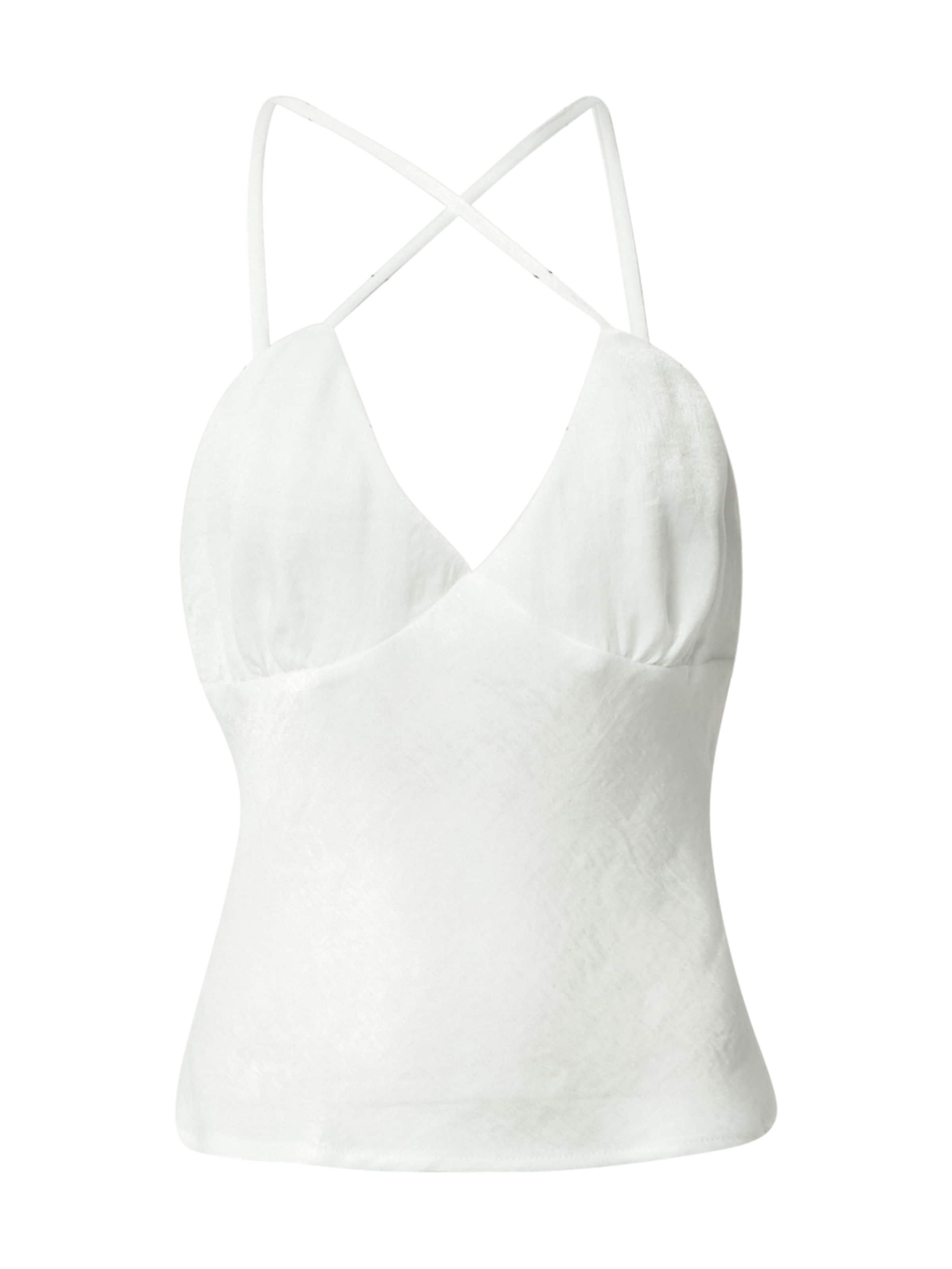 balta Nasty Gal Palaidinė be rankovių: priekis