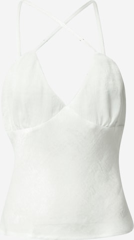 Nasty Gal Top in White: front