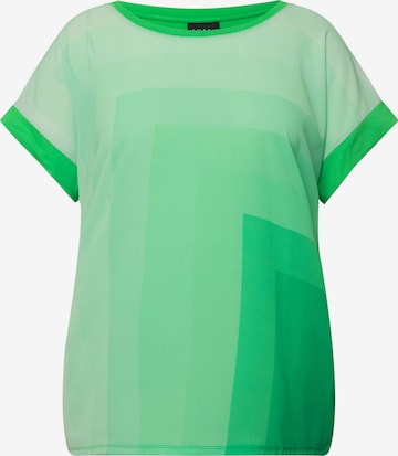 Ulla Popken Shirt in Groen: voorkant