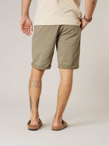 Regular Pantalon chino 'Cuajani' Deeluxe en vert