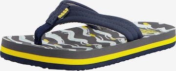 REEF Beach & Pool Shoes 'Little Ahi' in Blue: front