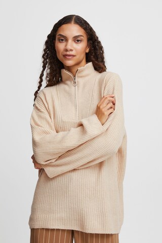 b.young Pullover 'Onema' in Beige: predná strana