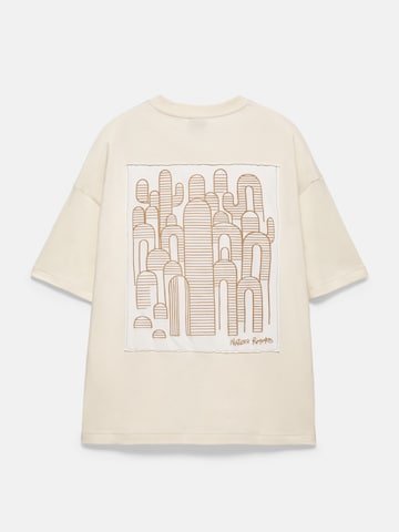 Pull&Bear Shirt in Beige