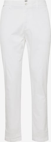 Regular Pantalon chino 'Kaiton' BOSS Black en blanc : devant