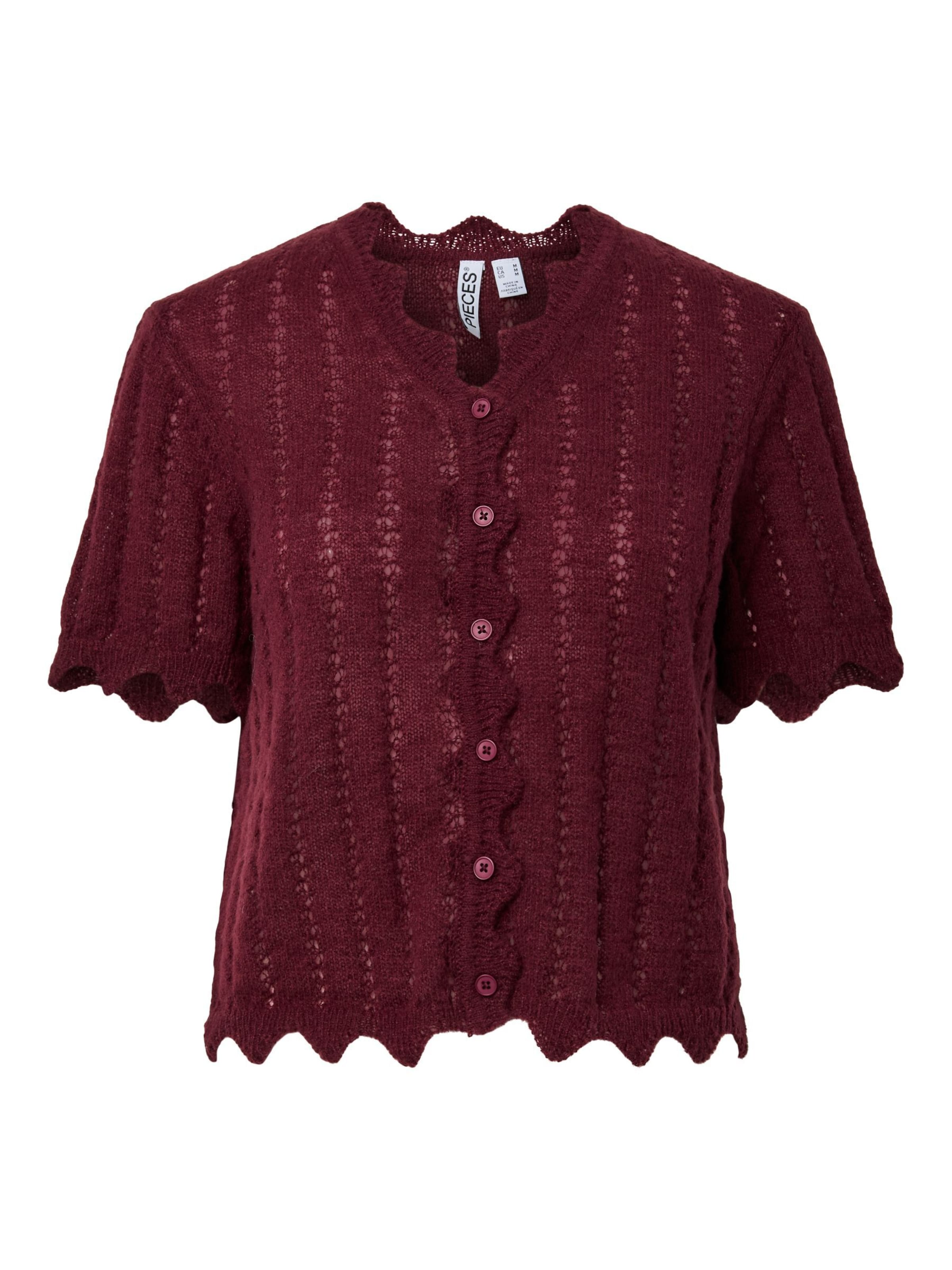 Giacchetta di PIECES in rosso: frontale