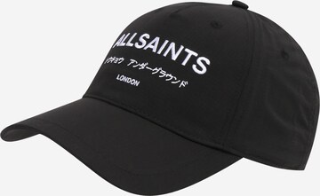 AllSaints Cap 'UNDERGROUND' in Schwarz: predná strana