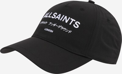 AllSaints Cap 'UNDERGROUND' in schwarz / weiß, Produktansicht