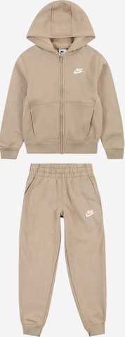 Nike Sportswear Joggingdragt i beige: forside