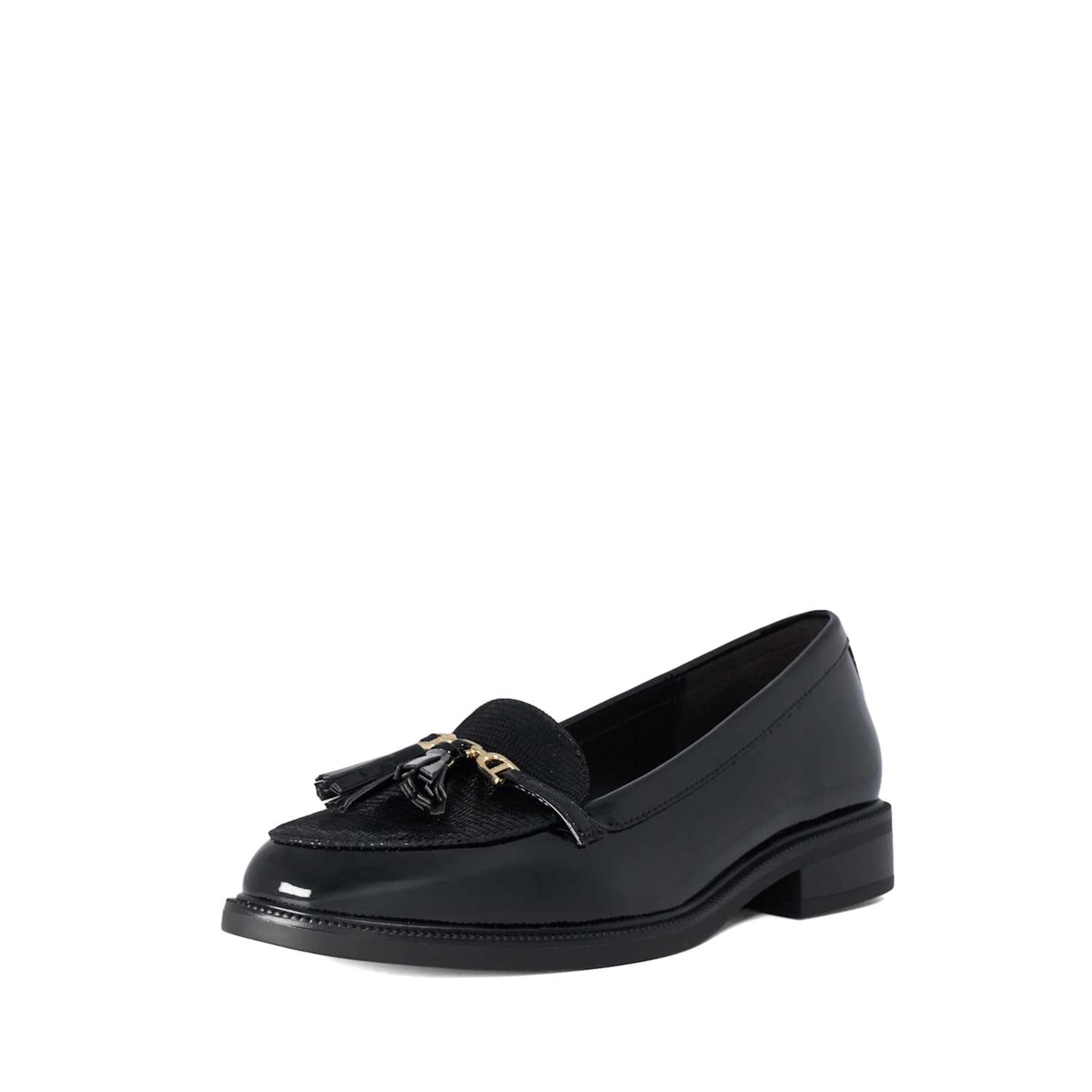 Chaussure basse 'Gazeles' Dune LONDON en noir : devant