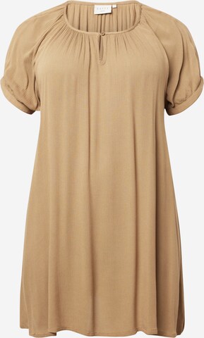 KAFFE CURVE Tunic 'Ami' in Beige: front