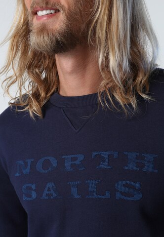 North Sails Sweatshirt in Blau