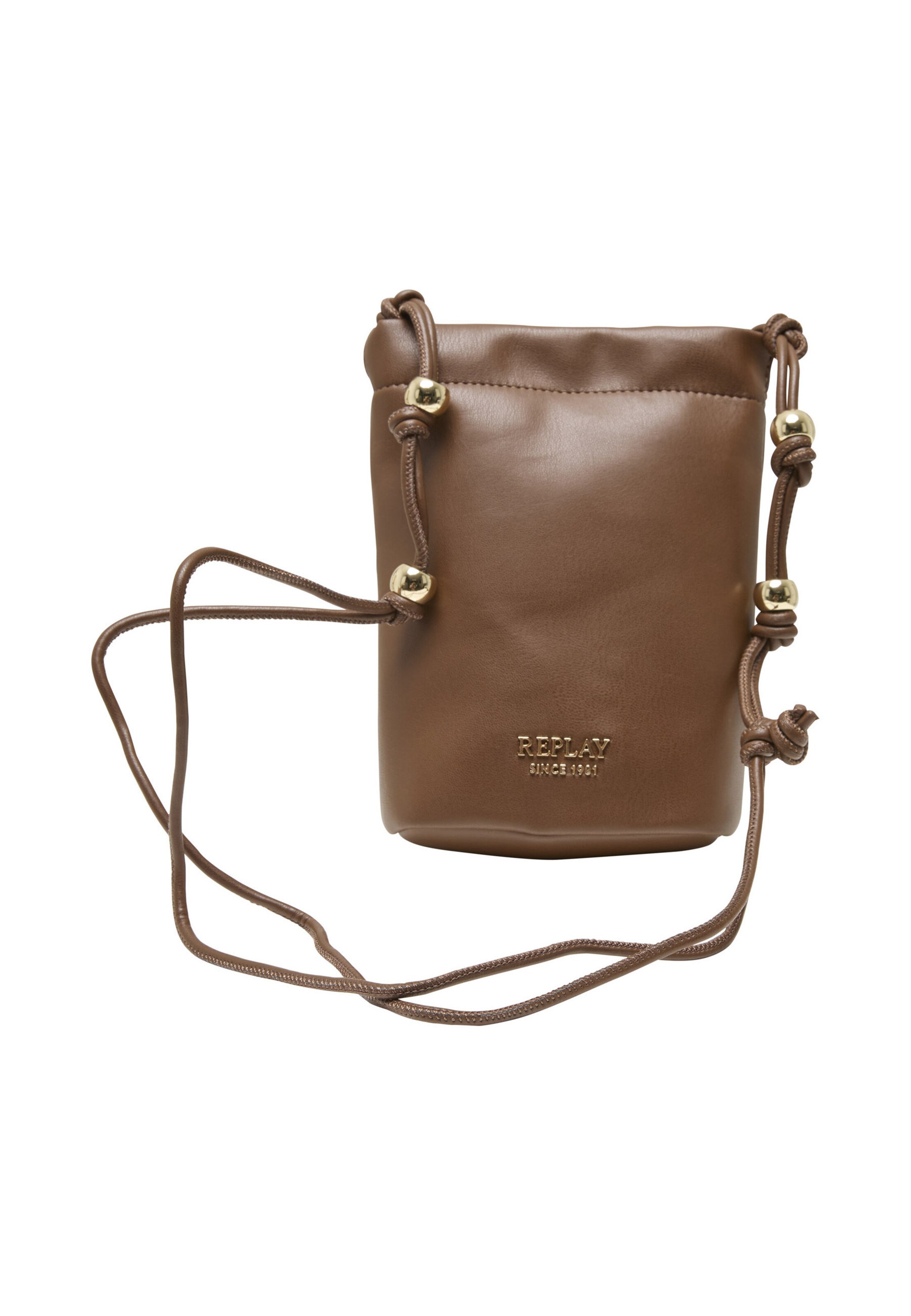 Sac à bandoulière REPLAY en marron : devant