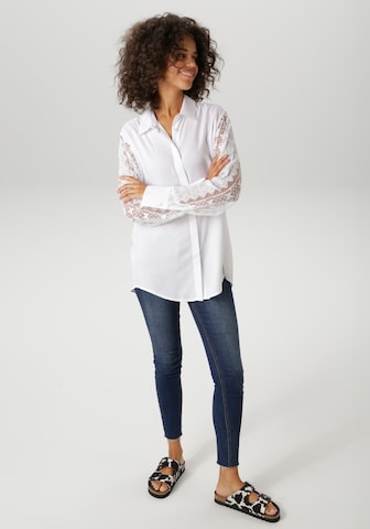 Aniston CASUAL Blouse in White