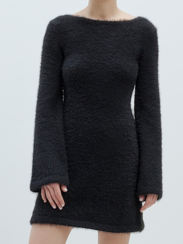 EDITED Knitted dress 'Felka' in Black