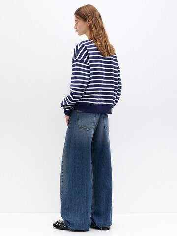 Pull&BearSweater majica - plava boja