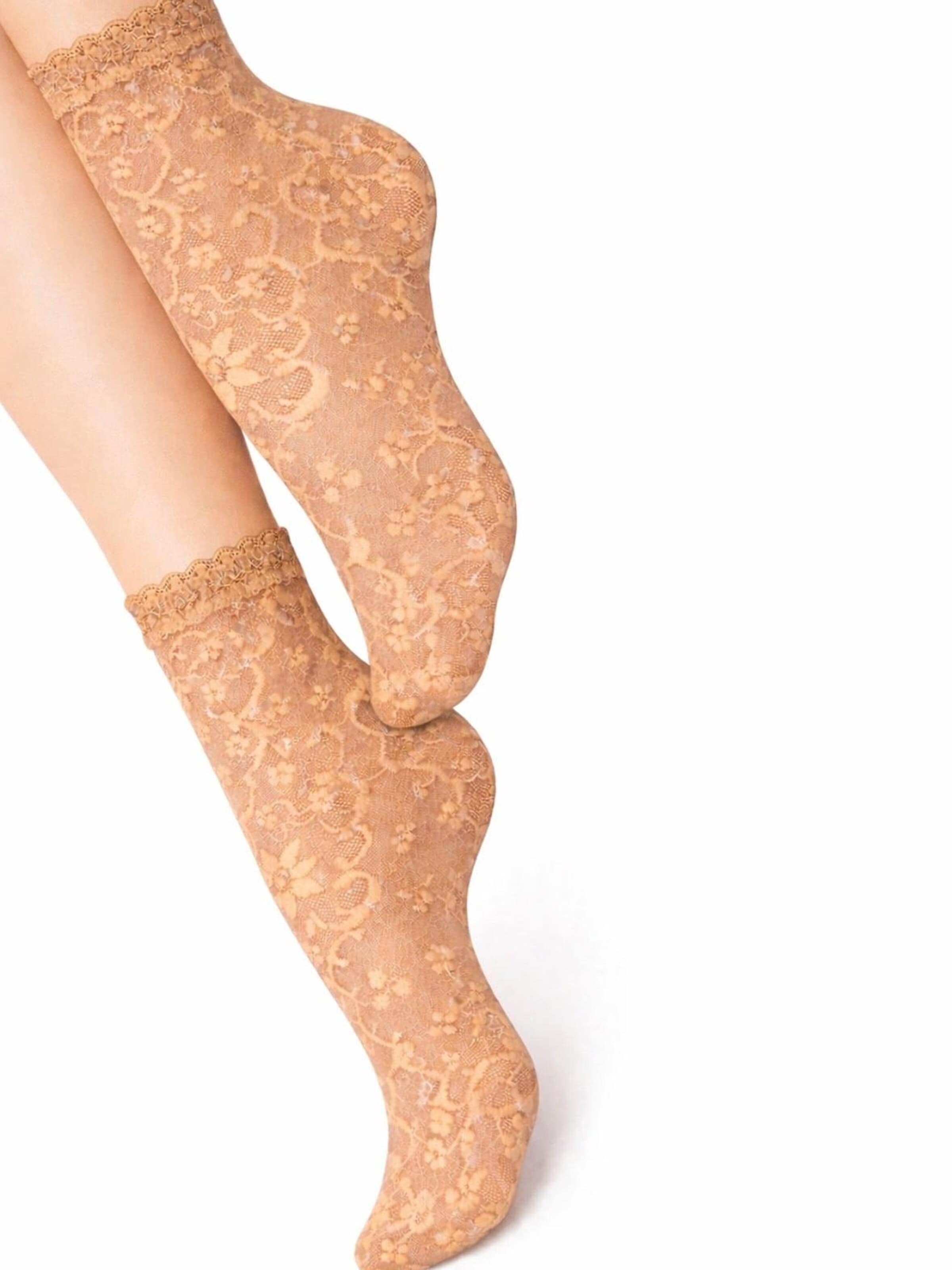 Lycille Fine Stockings in Beige