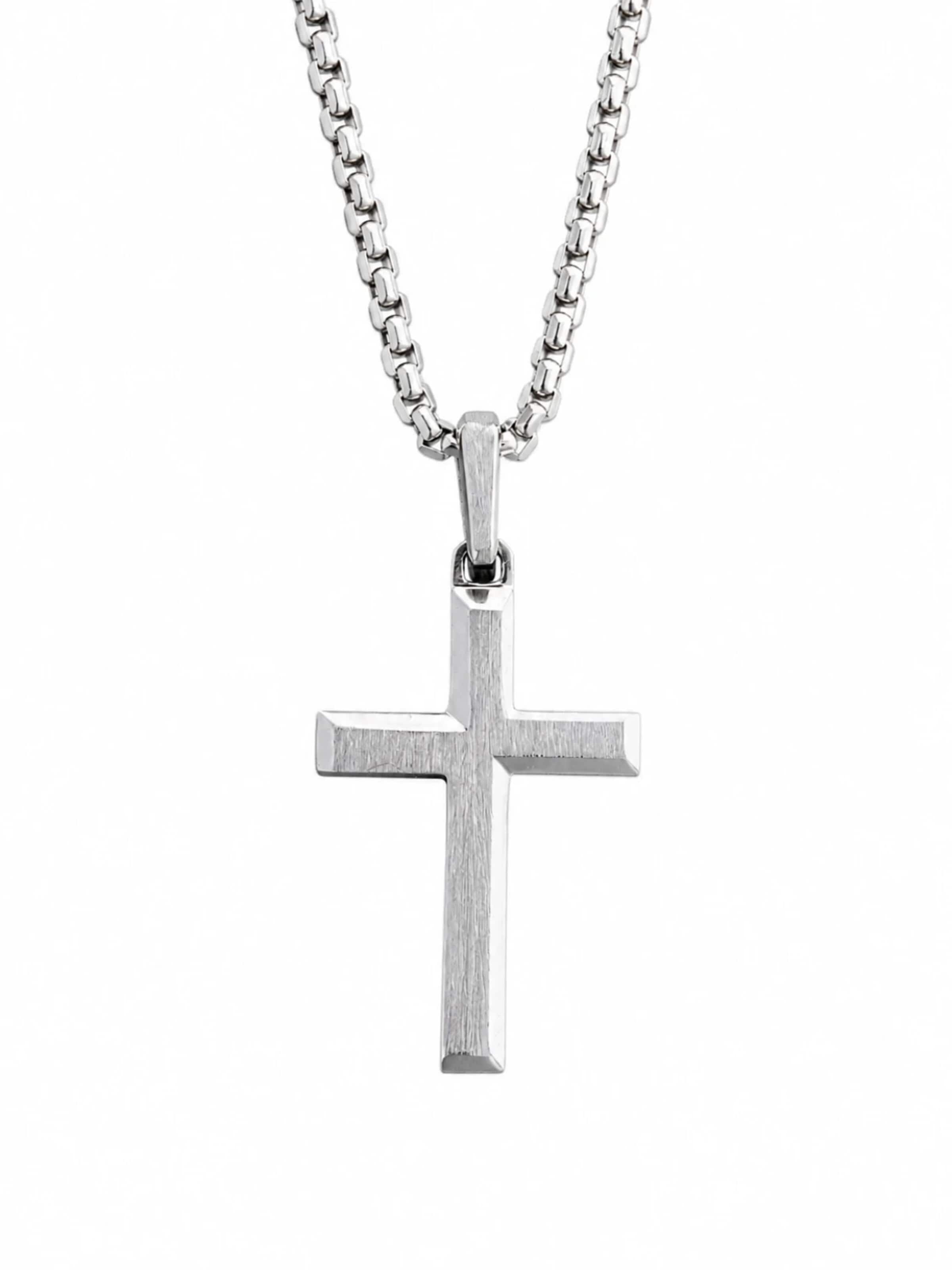 Ciondolo 'Redeemer' di REYTEL in argento: frontale