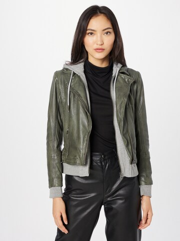 Gipsy Between-Season Jacket 'Skyla' in Green: front