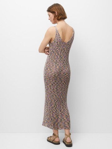 Pull&Bear Úpletové šaty – fialová