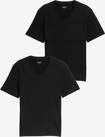 T-Shirt TOM TAILOR en noir : devant