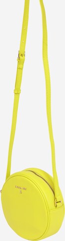 PATRIZIA PEPE - Bolso de hombro en amarillo: frente