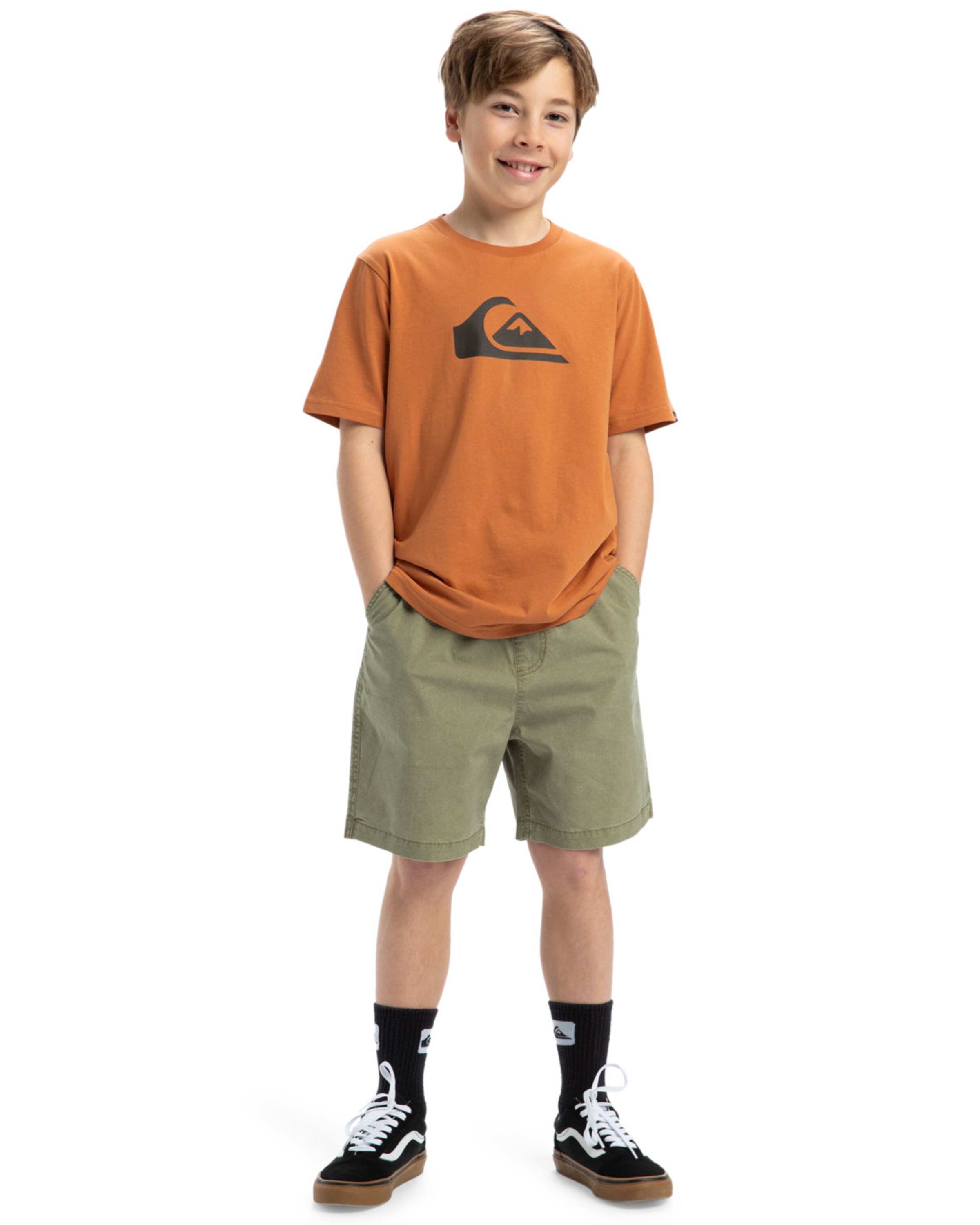 QUIKSILVER Regular Broek 'Taxer Youth 15' in Groen